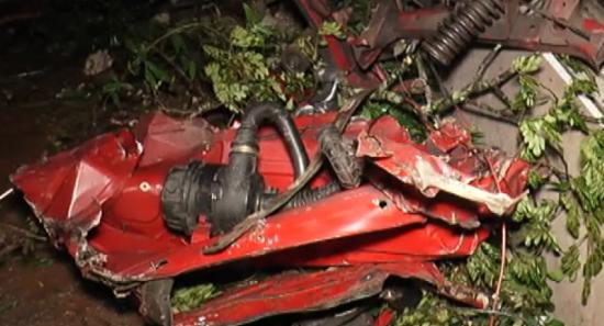 Tree Falls on Three-Wheeler in Thalagolla